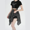 Irregular Short Skirt Fashionable And Versatile A-line Midi Skirt